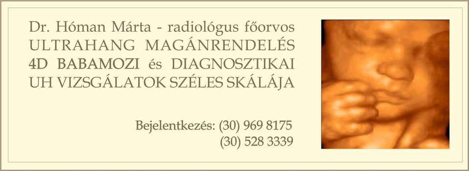 Dr. Hóman Márta radiológus, ultrahang diagnosztika kép