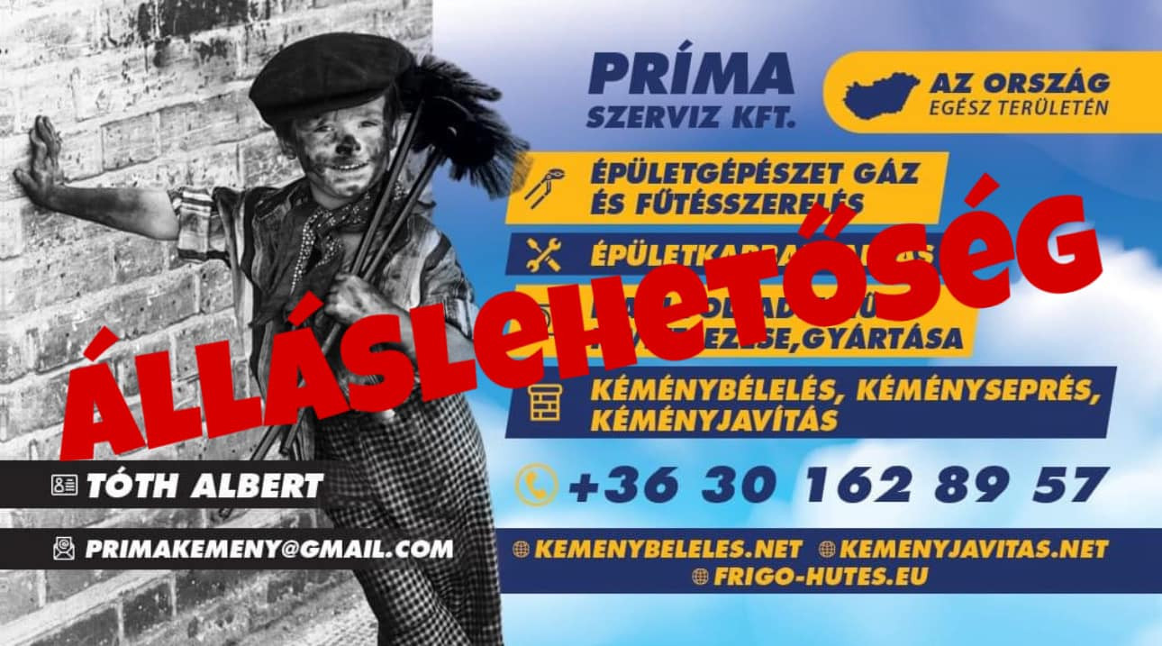 Kémény építés, kéménybélelés kondenzációs kémény Pest megyében Príma Szerviz Kft. kép