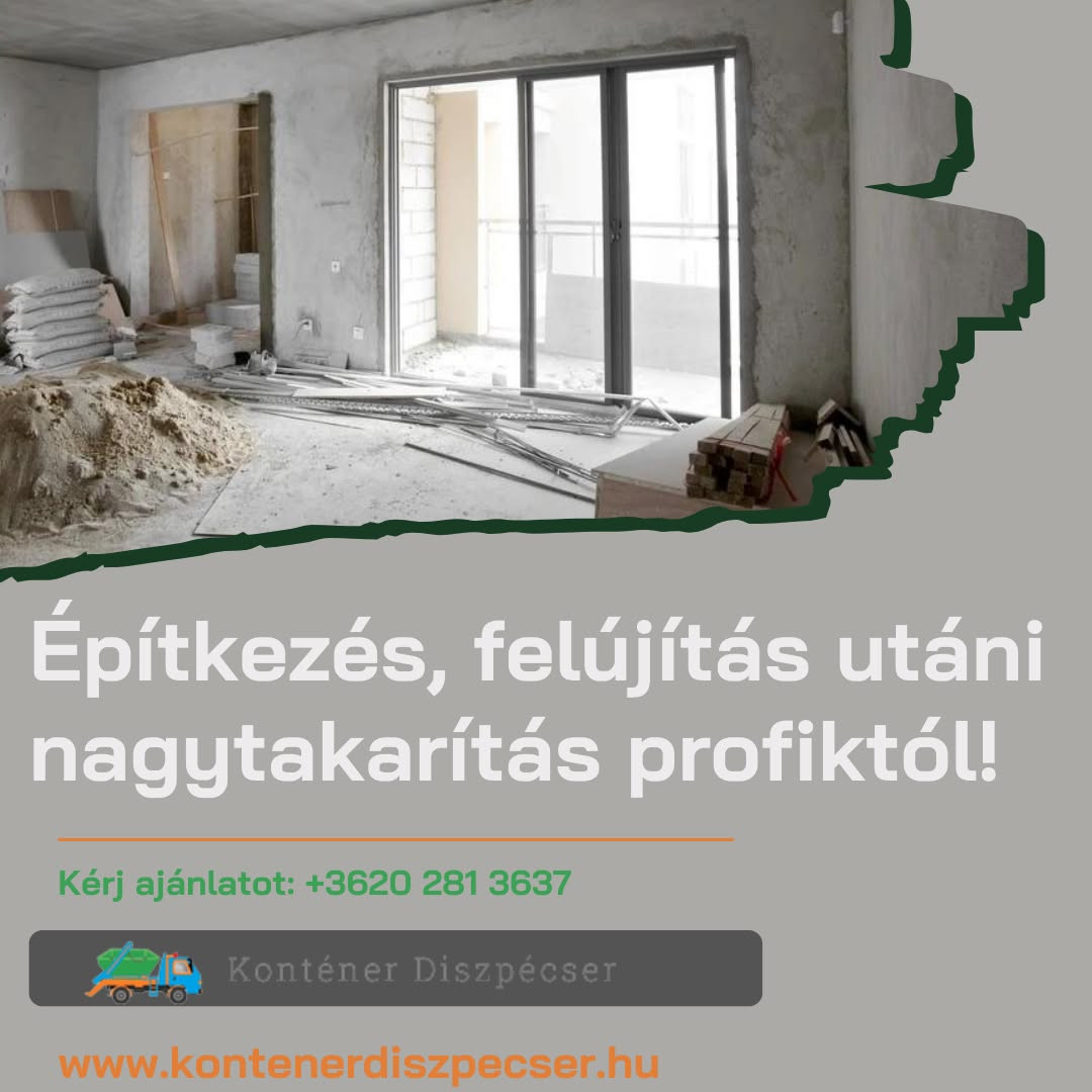 Konténer Diszpécser +36-20-281-3637 Konténer rendelés Zsámbéki medence kép