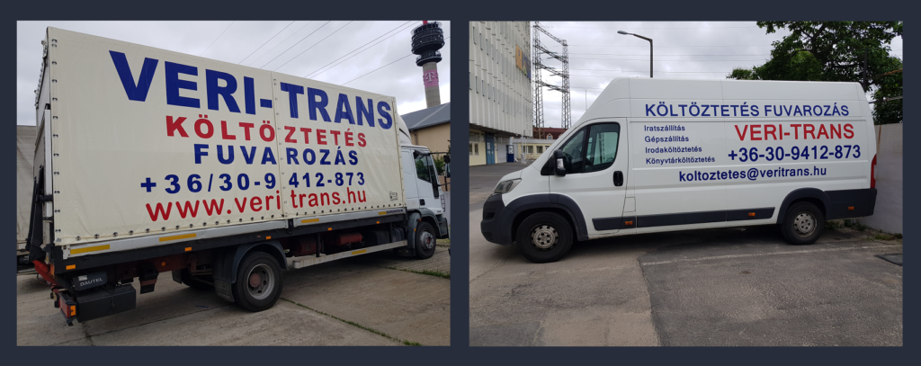 Veri-Trans irodaköltöztetés,szállítás, fuvarozás Budapest kép