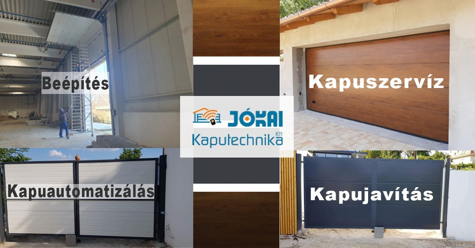 Jókai kaputechnika, garázskapu, kertkapu Pest megye kép