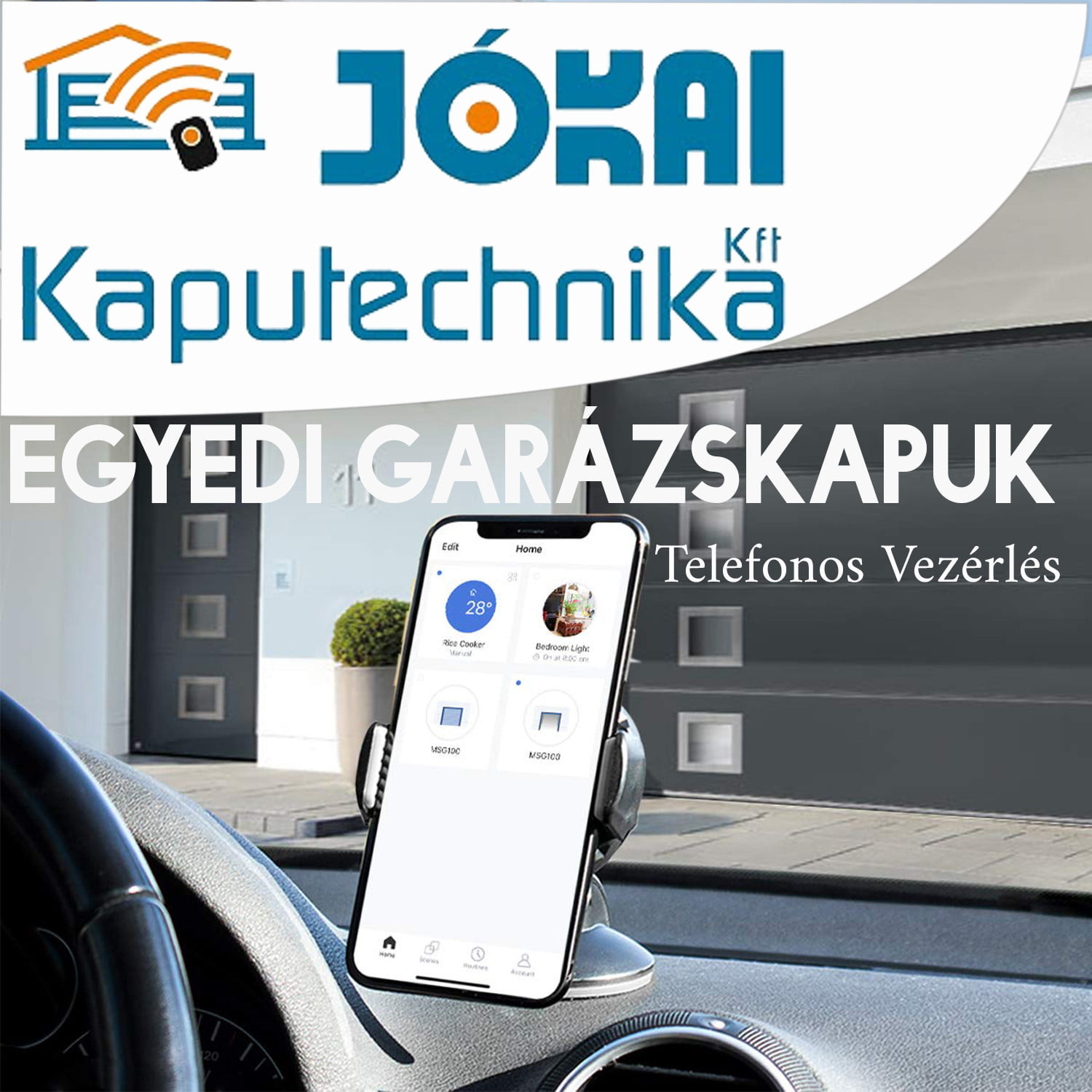 Jókai kaputechnika, garázskapu, kertkapu Pest megye kép