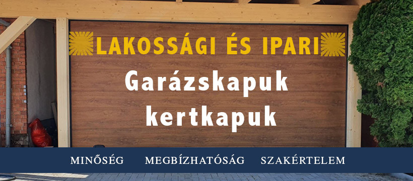 Jókai kaputechnika, garázskapu, kertkapu Pest megye kép
