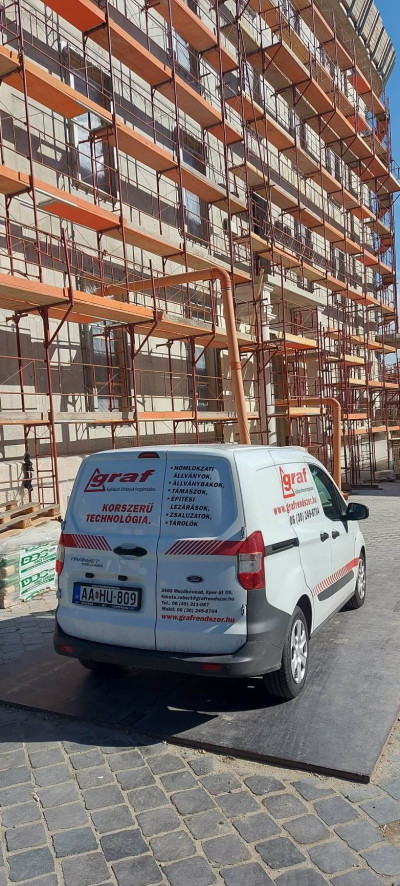 Graf Rendszer kft Homlokzati állványok, Építőipari segédeszközök forgalmazása kép