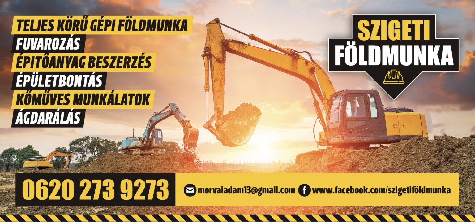 Szigeti Földmunka gépi földmunka Szentendre kép