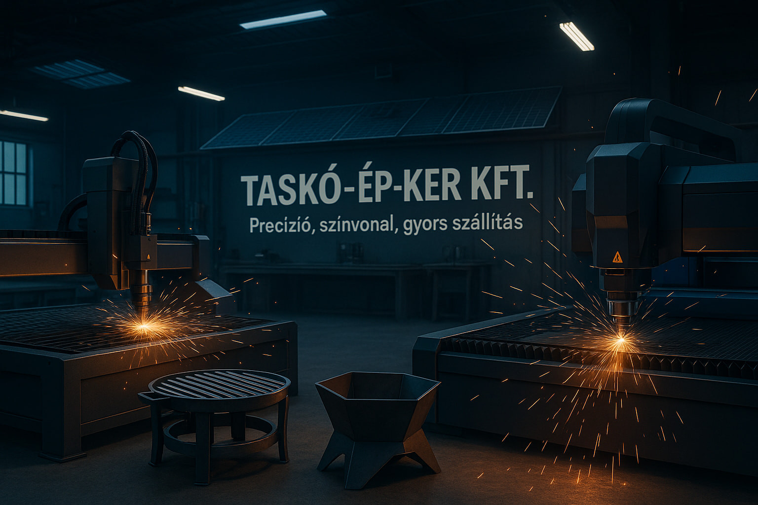 Taskó Ép Ker Kft - Fémmegmunkálás, Fémszerkezet gyártás, lézer vágás, plazma vágás, esztergálás Szabolcs megye kép