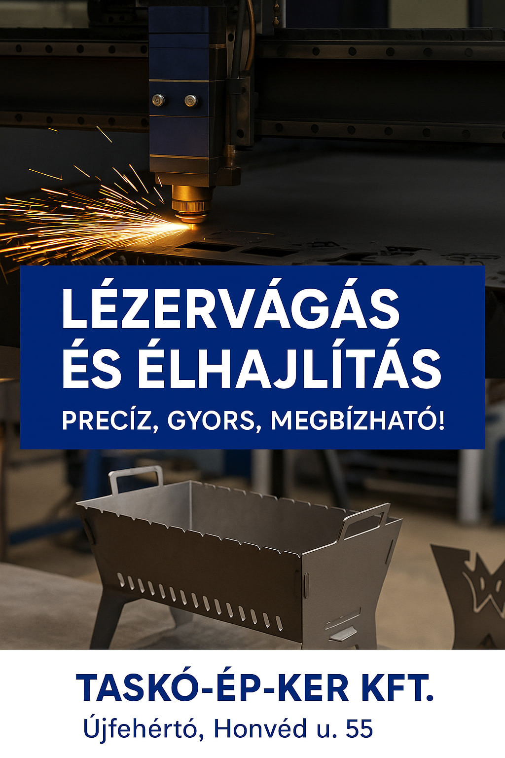 Taskó Ép Ker Kft - Fémmegmunkálás, Fémszerkezet gyártás, lézer vágás, plazma vágás, esztergálás Szabolcs megye kép