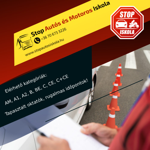 Stop Autós Motoros Iskola Szeged kép