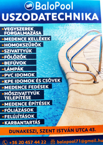 Medence építés, Uszodatechnika Pest megye kép