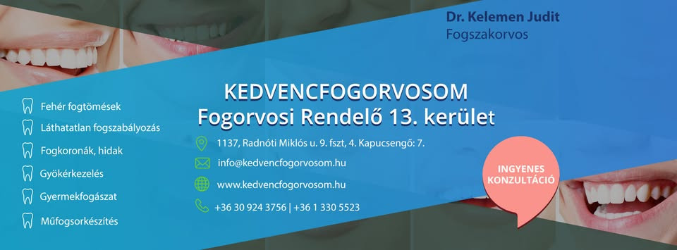 Dr. Kelemen Judit fogszakorvos kedvencfogorvosom.hu kép