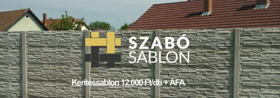 Szabó Sablon kft kerítéssablon, betonsablon, műanyag sablon, műanyag forma, betonforma Fejér megye kép