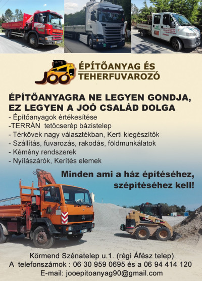 Joó Építőanyag és Teherfuvarozó Kft kép