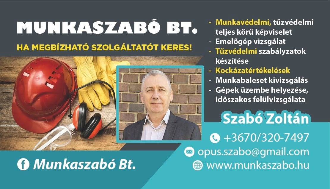 Teljeskörű munka és tűzvédelmi szolgáltatások Munkaszabó Bt kép