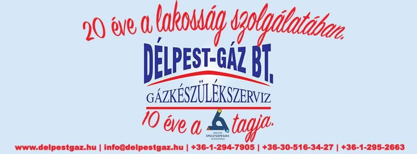 Délpest-Gáz Gázkészülék szervíz Pest megye kép